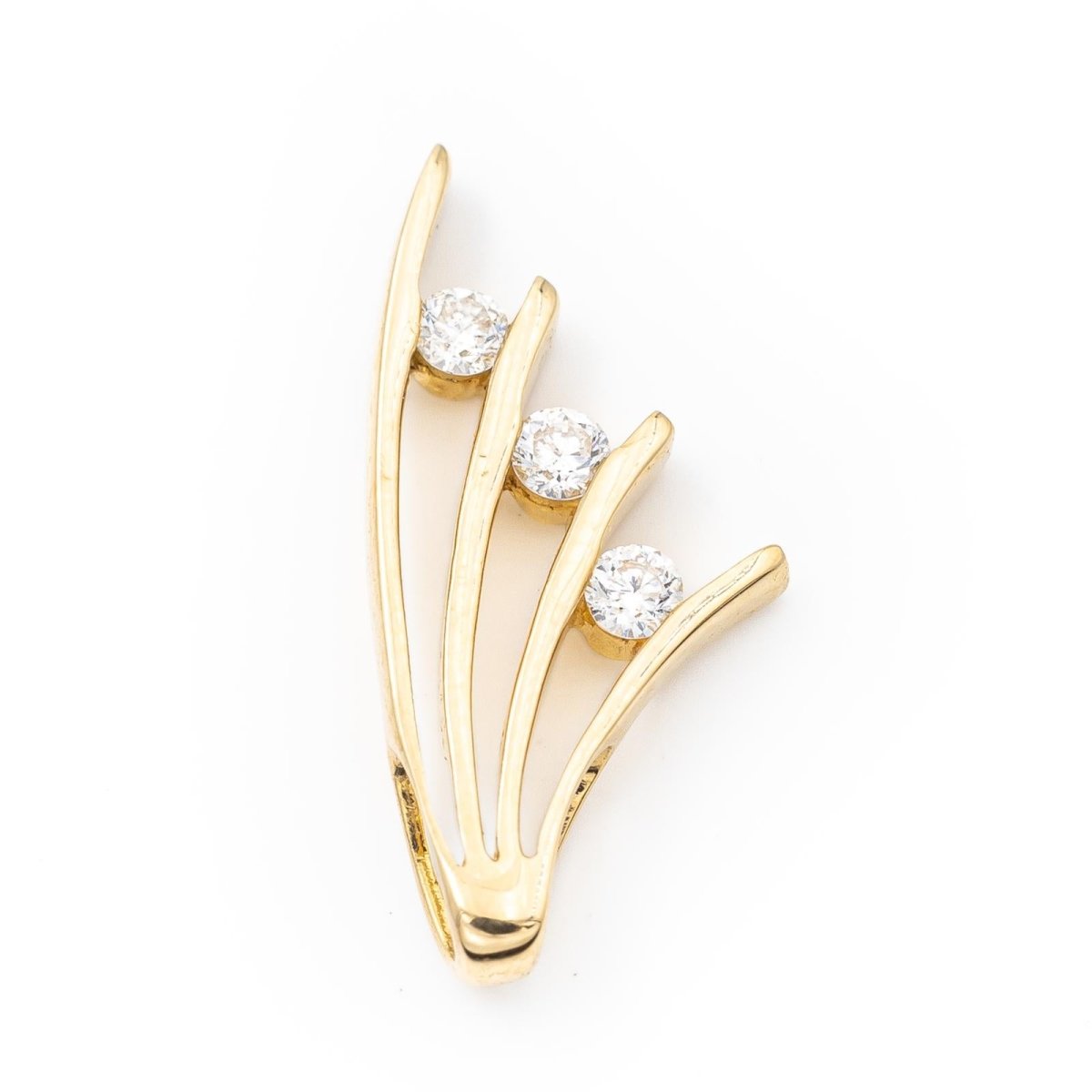 Pendentif en or jaune et diamants - Castafiore