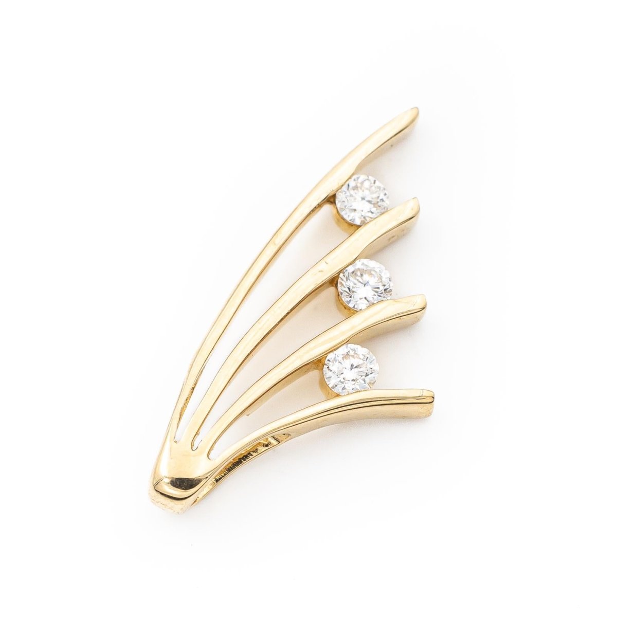 Pendentif en or jaune et diamants - Castafiore