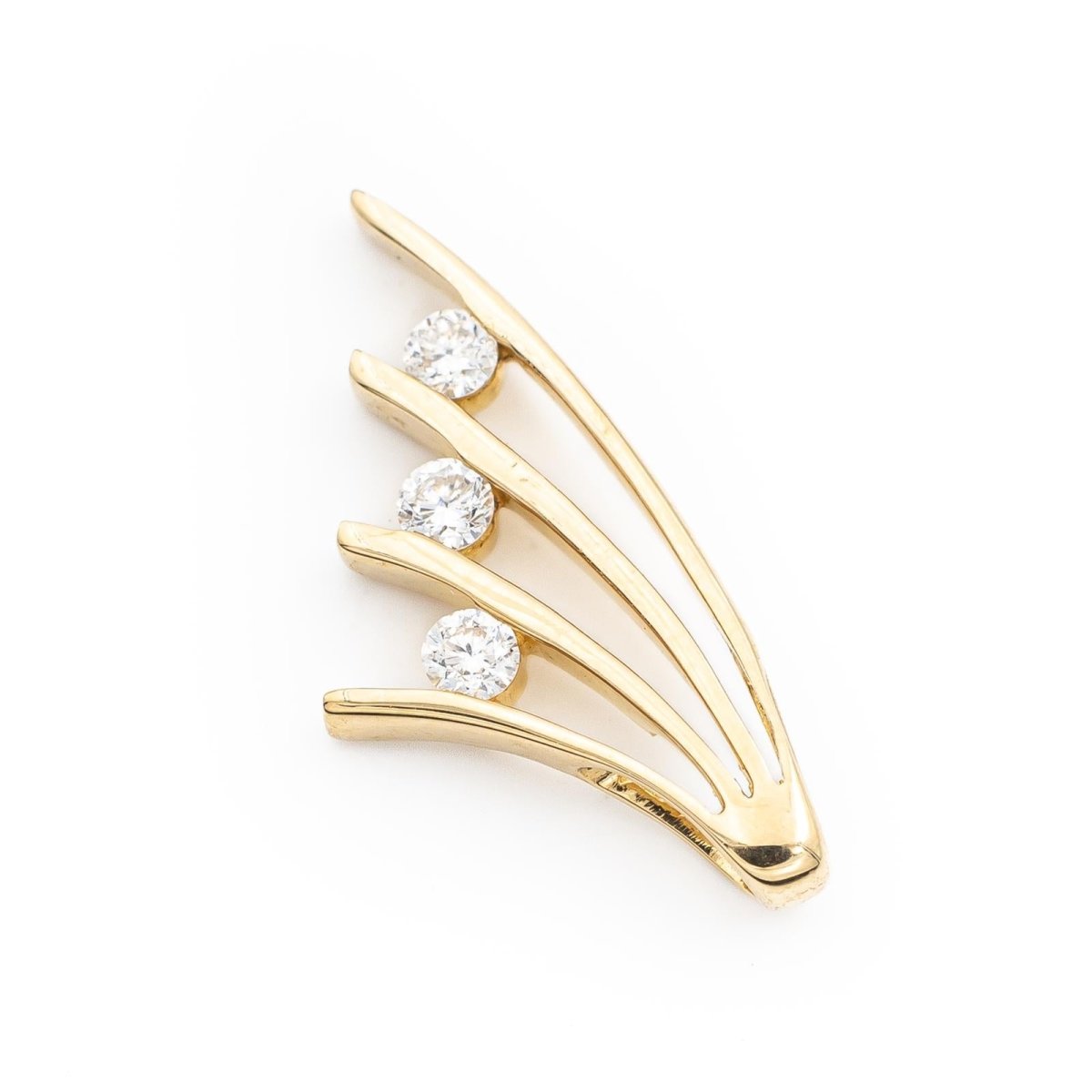 Pendentif en or jaune et diamants - Castafiore