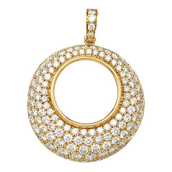 Pendentif en or jaune et diamants - Castafiore