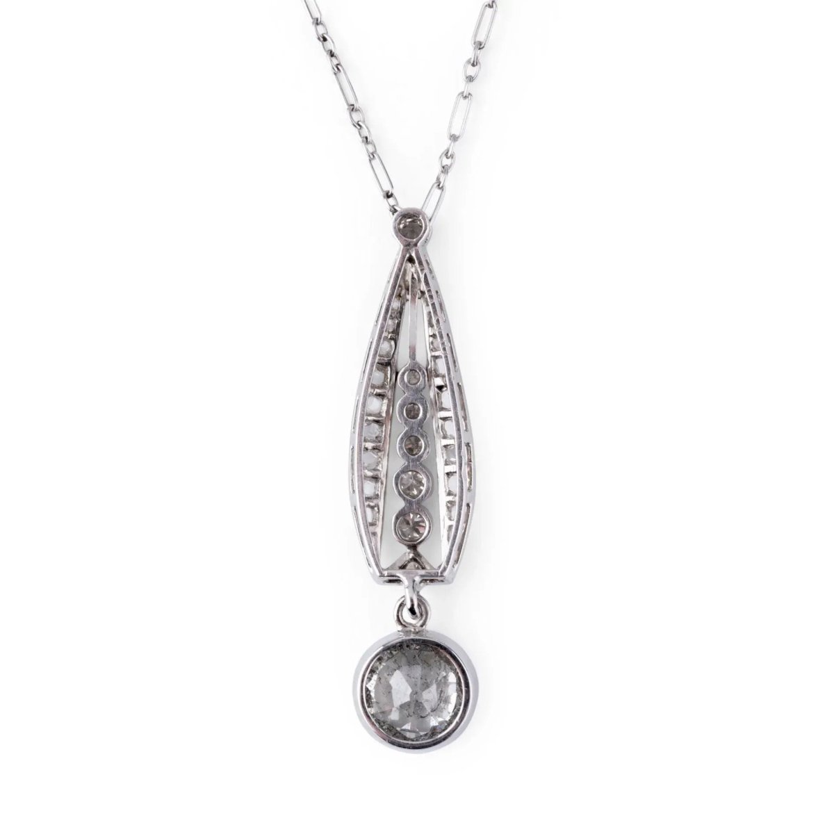 Pendentif en platine Art Déco - Castafiore
