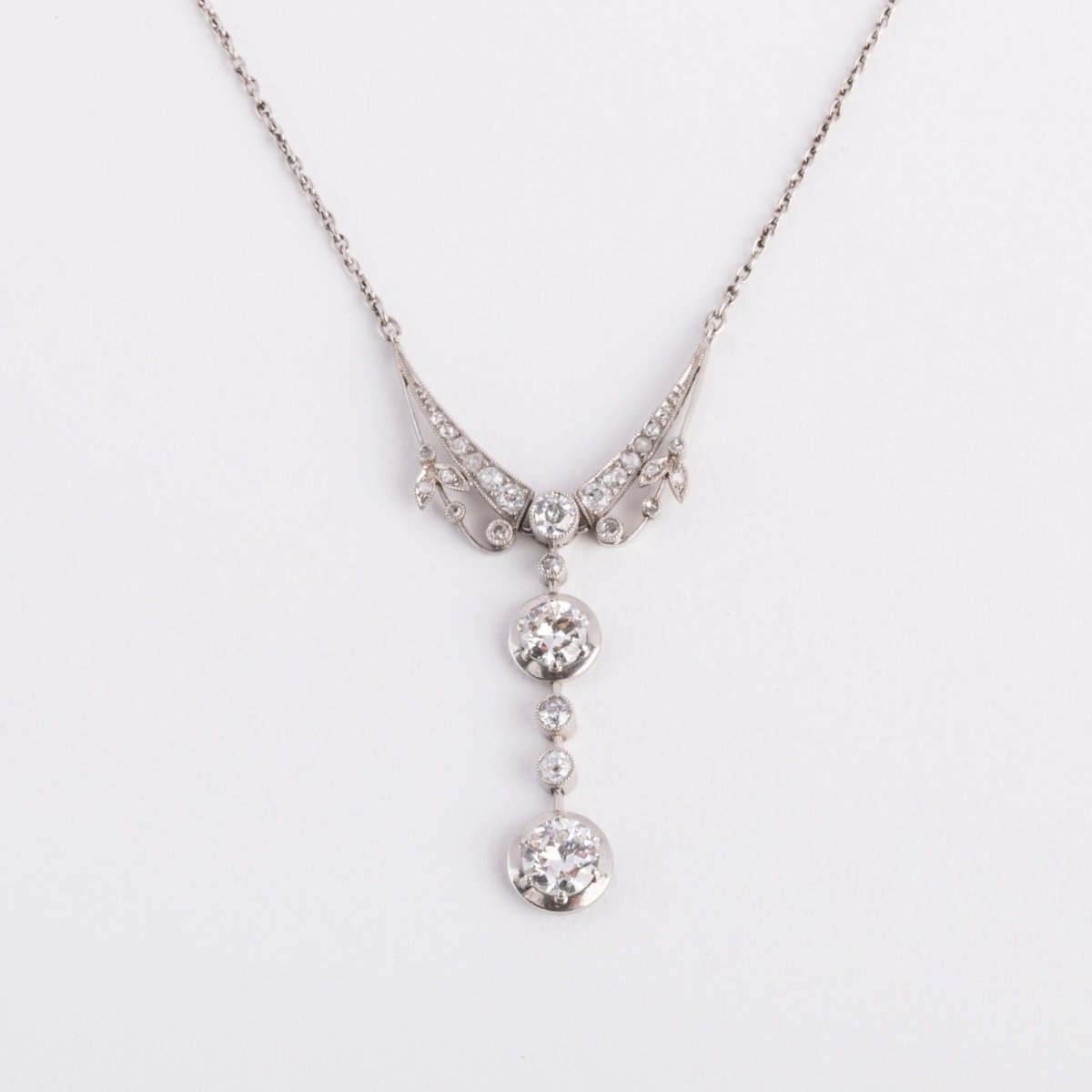 Pendentif en platine et diamant - Castafiore