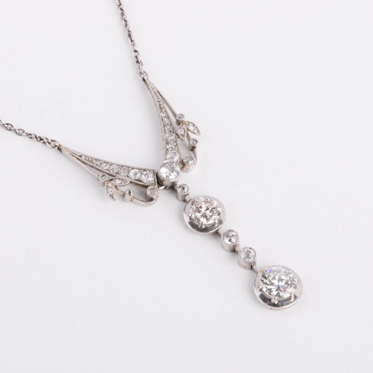 Pendentif en platine et diamant - Castafiore