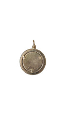Pendentif médaille astrologique Verseau, or et émail - Castafiore