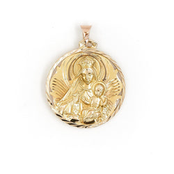 Pendentif Médaille religieuse en or jaune - Castafiore