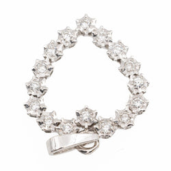 Pendentif Or Blanc Diamant - Castafiore