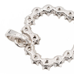 Pendentif Or Blanc Diamant - Castafiore