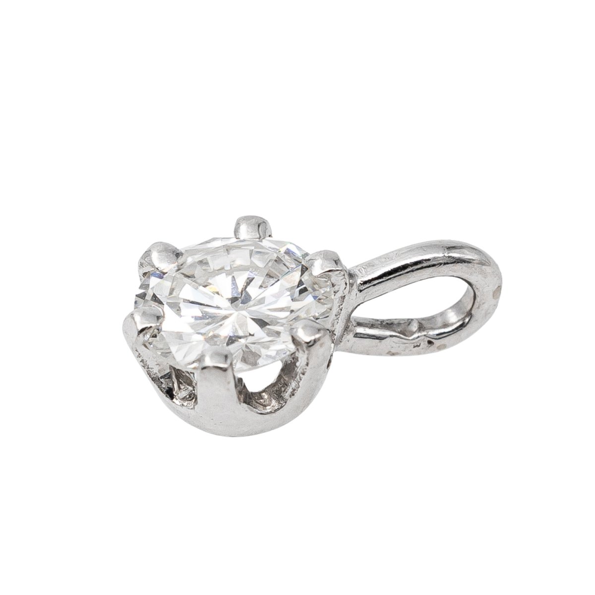 Pendentif Or blanc Diamant - Castafiore