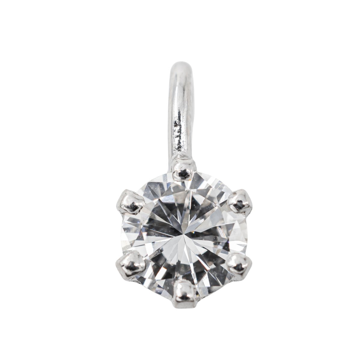 Pendentif Or blanc Diamant - Castafiore