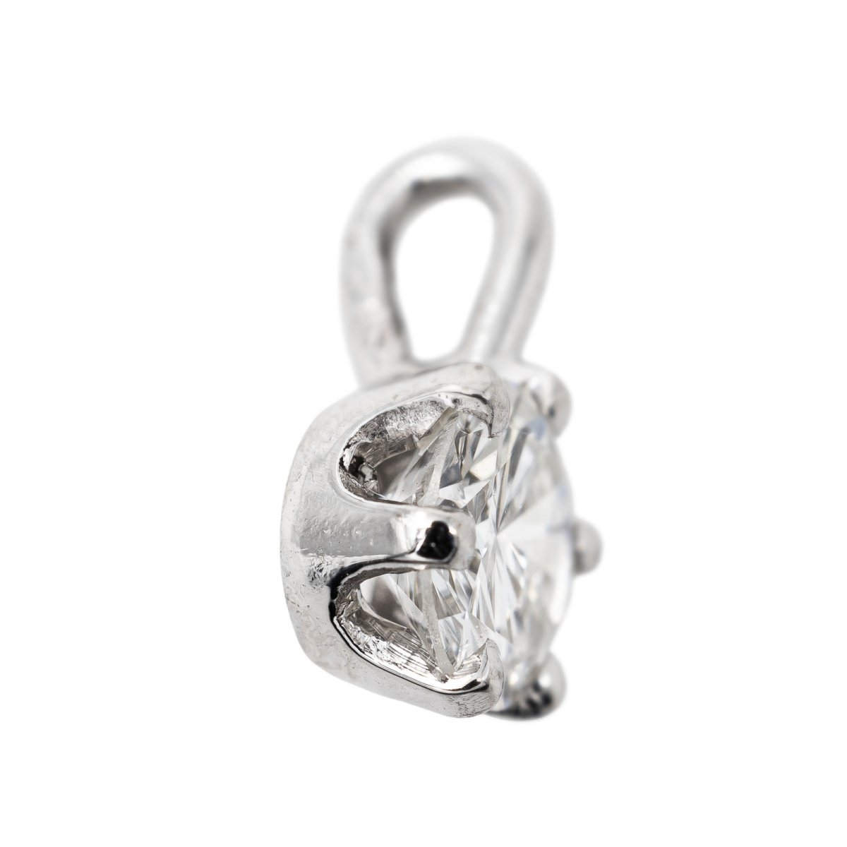 Pendentif Or blanc Diamant - Castafiore