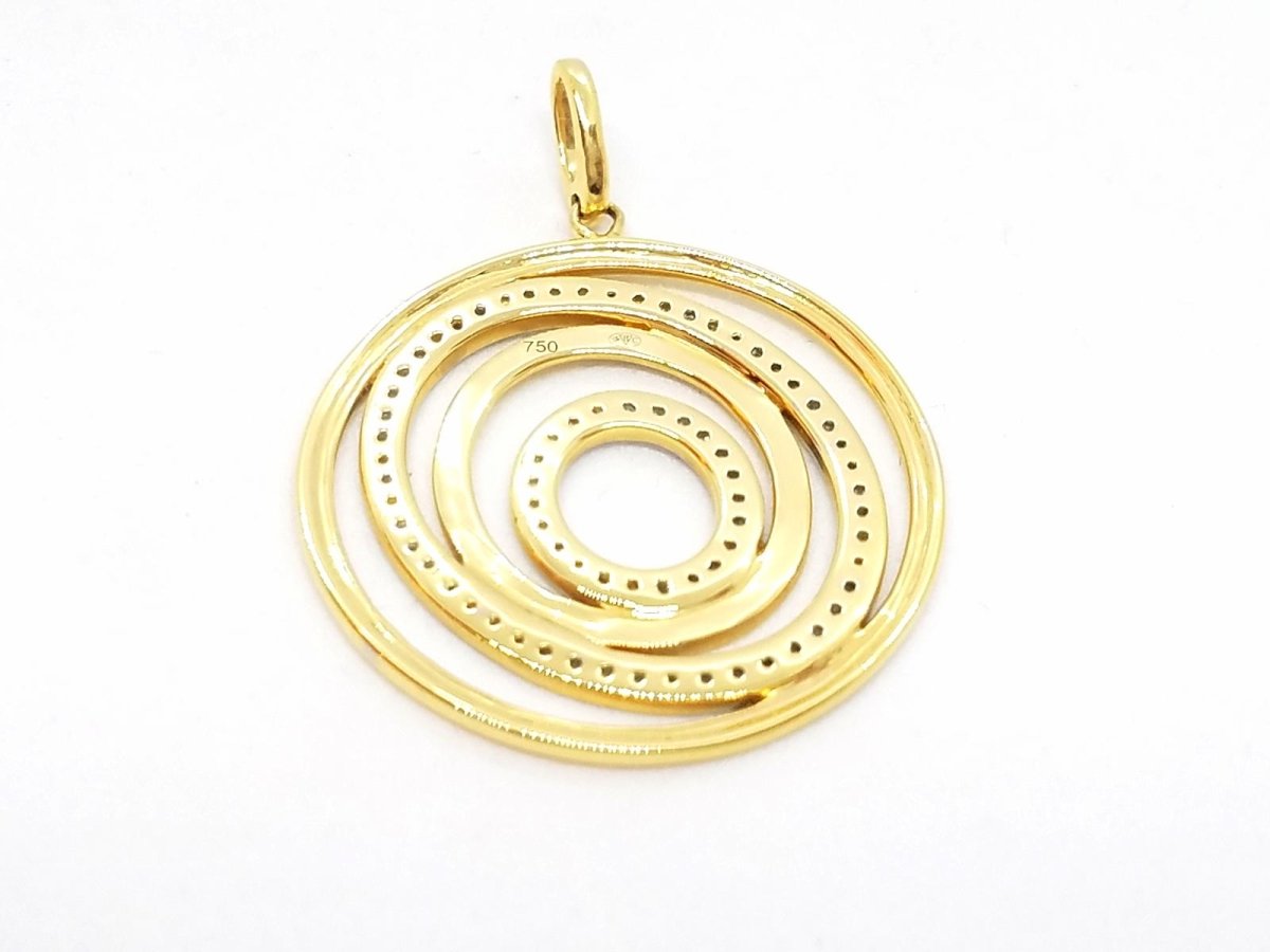 Pendentif Or jaune Diamant - Castafiore