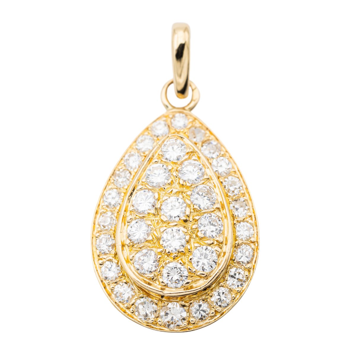 Pendentif Or jaune Diamant - Castafiore