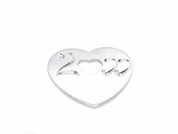 Pendentif POIRAY Coeur 2000 en or blanc - Castafiore