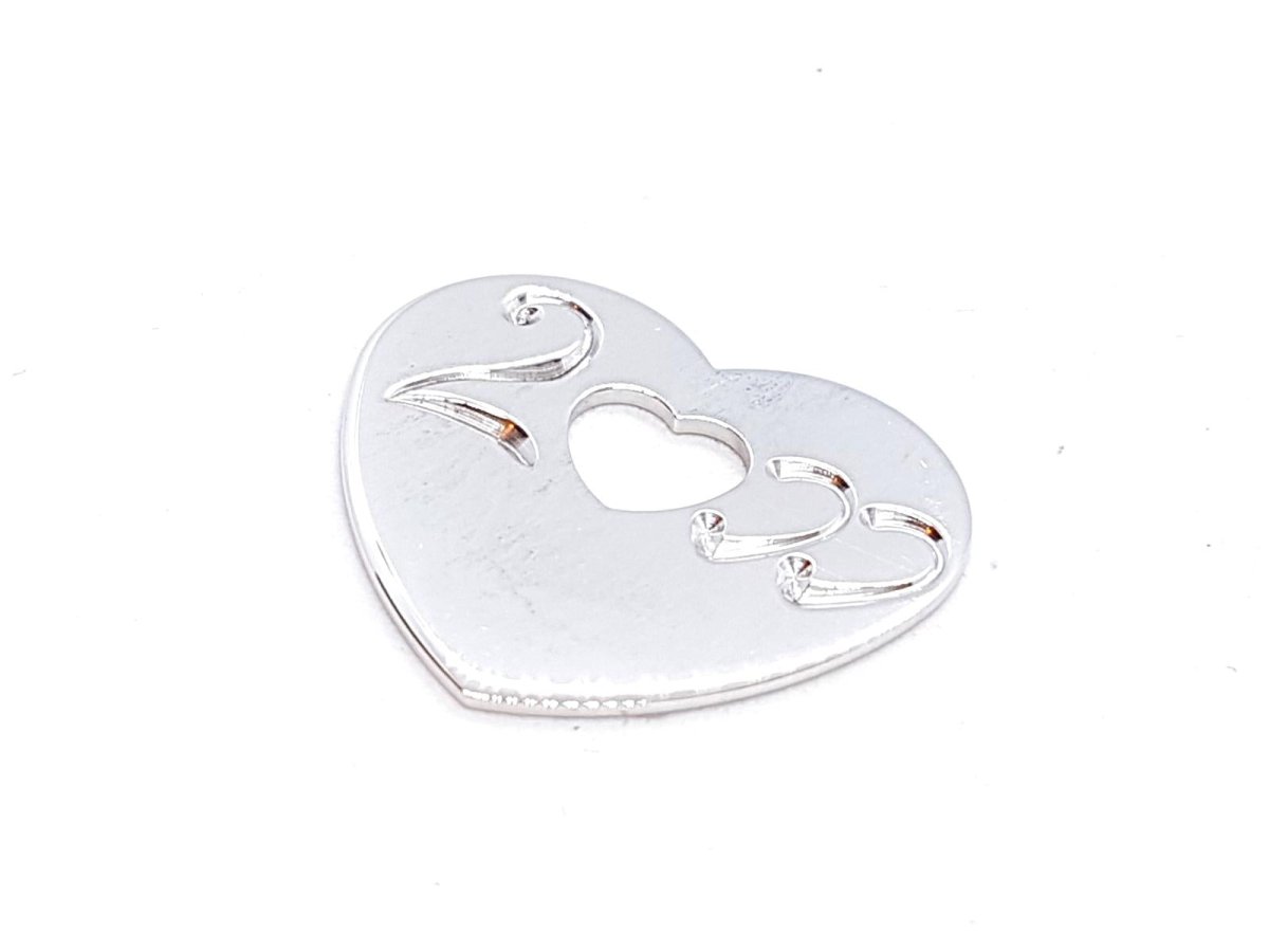 Pendentif POIRAY Coeur 2000 en or blanc - Castafiore