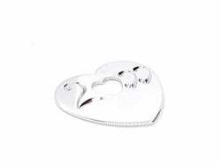 Pendentif POIRAY Coeur 2000 en or blanc - Castafiore