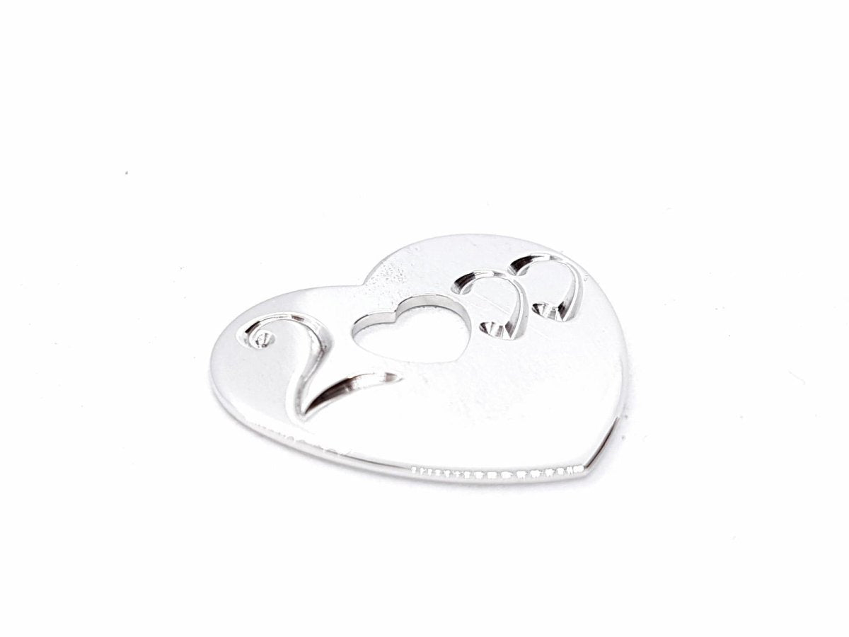 Pendentif POIRAY Coeur 2000 en or blanc - Castafiore