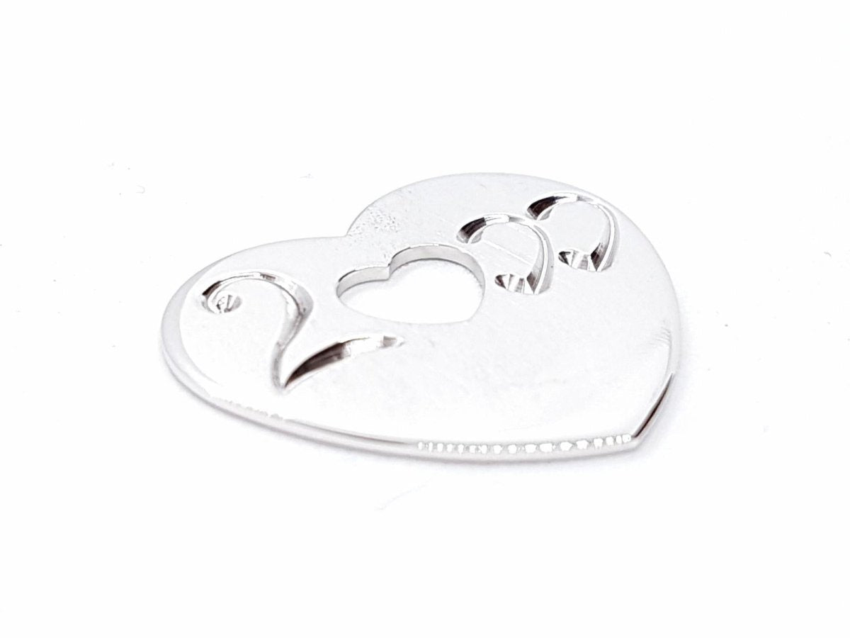 Pendentif POIRAY Coeur 2000 en or blanc - Castafiore