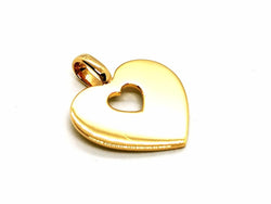 Pendentif POIRAY "Coeur secret" en or jaune - Castafiore
