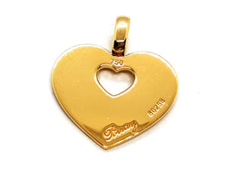 Pendentif POIRAY "Coeur secret" en or jaune - Castafiore
