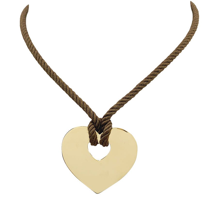 Pendentif Poiray, "Coeur Secret", or jaune - Castafiore