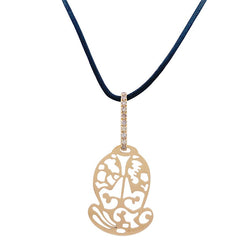 Pendentif Pomellato, « Ming », or rose, diamants bruns. - Castafiore