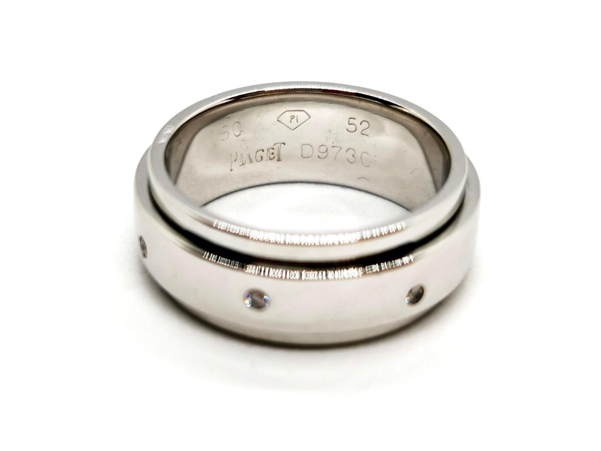 Piaget Bague Alliance Possession Or blanc Diamant - Castafiore