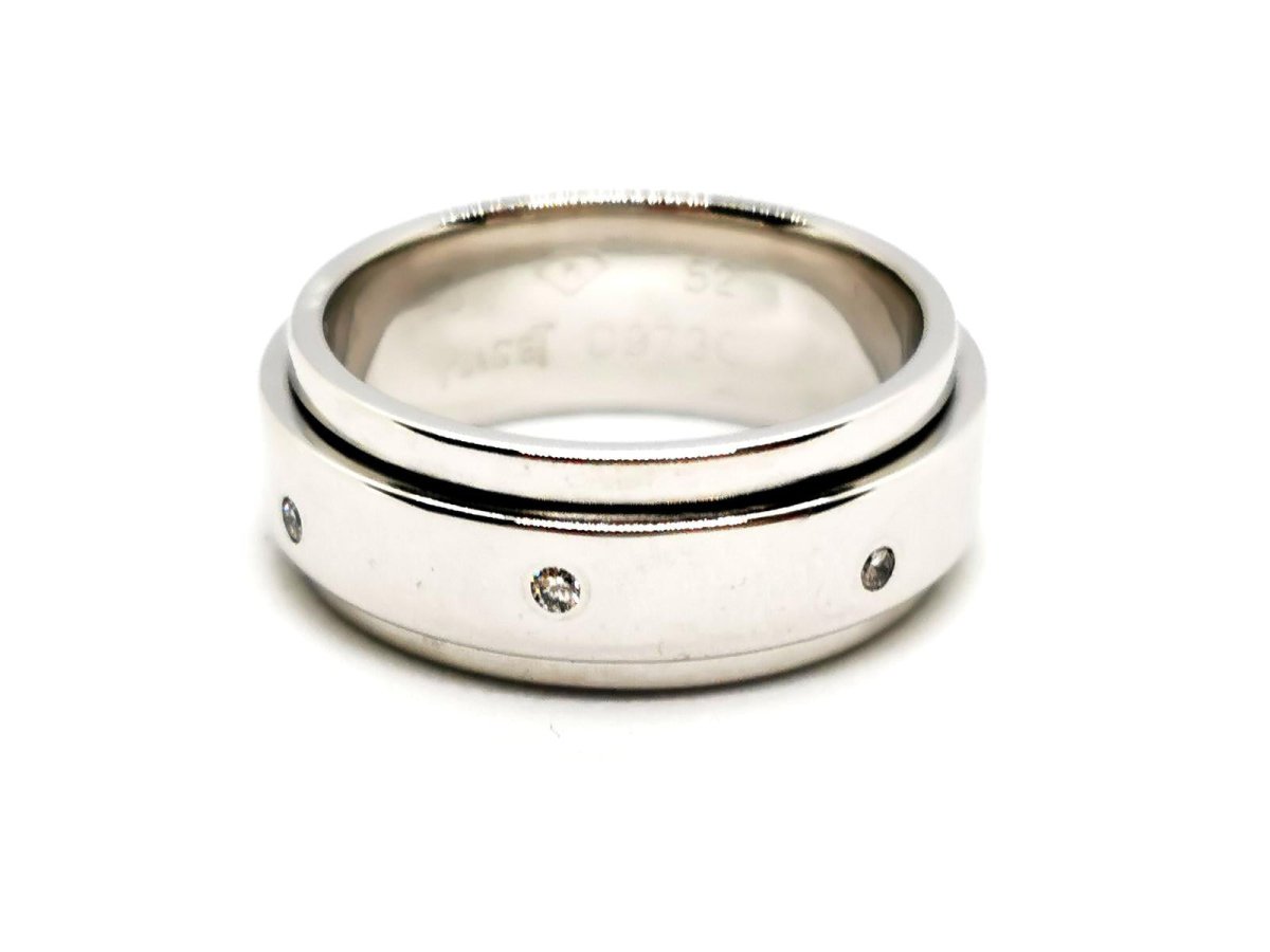 Piaget Bague Alliance Possession Or blanc Diamant - Castafiore