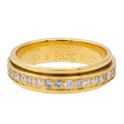 Piaget Bague Alliance Possession Or jaune Diamant - Castafiore