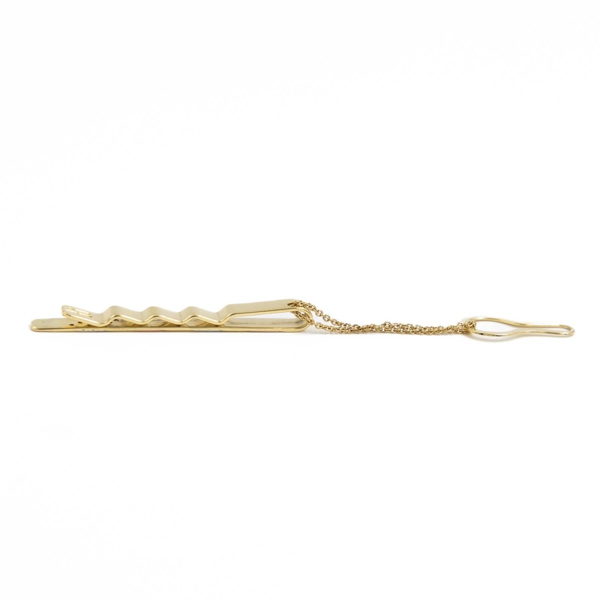 Pince à cravate CHIMENTO en 3 ors pavé diamants - Castafiore