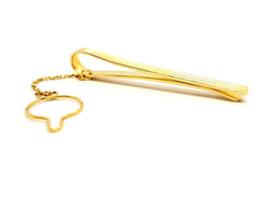 Pince à cravate HERMÈS en or jaune - Castafiore