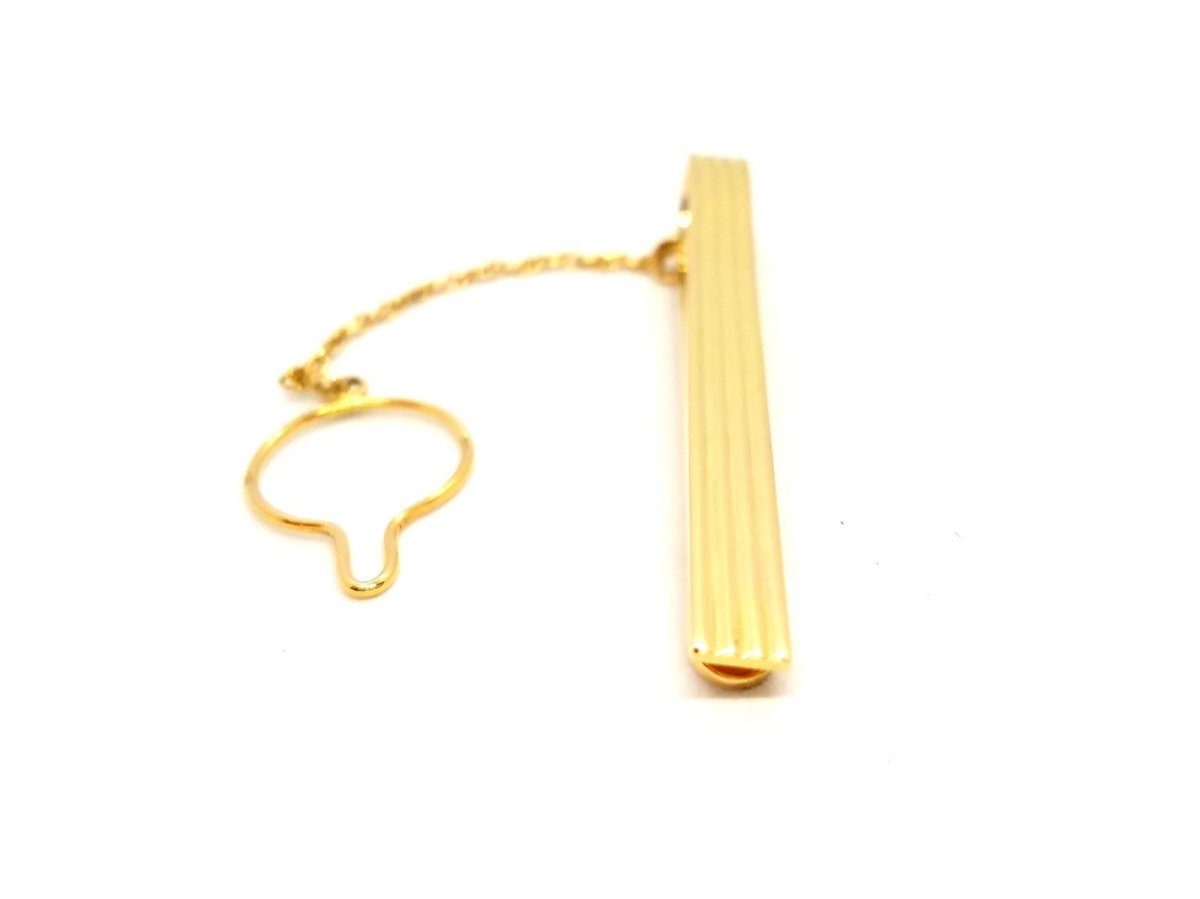 Pince à cravate HERMÈS en or jaune - Castafiore