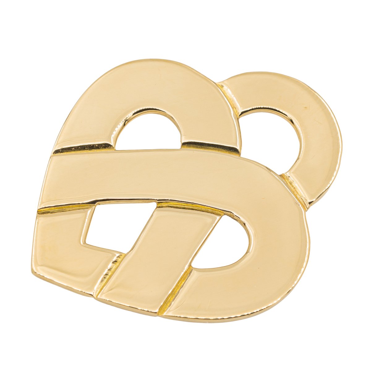 Poiray Pendentif Cœur entrelacé Or jaune - Castafiore