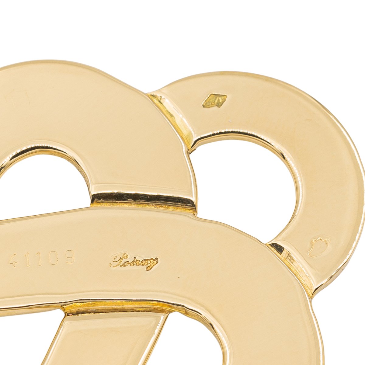 Poiray Pendentif Cœur entrelacé Or jaune - Castafiore