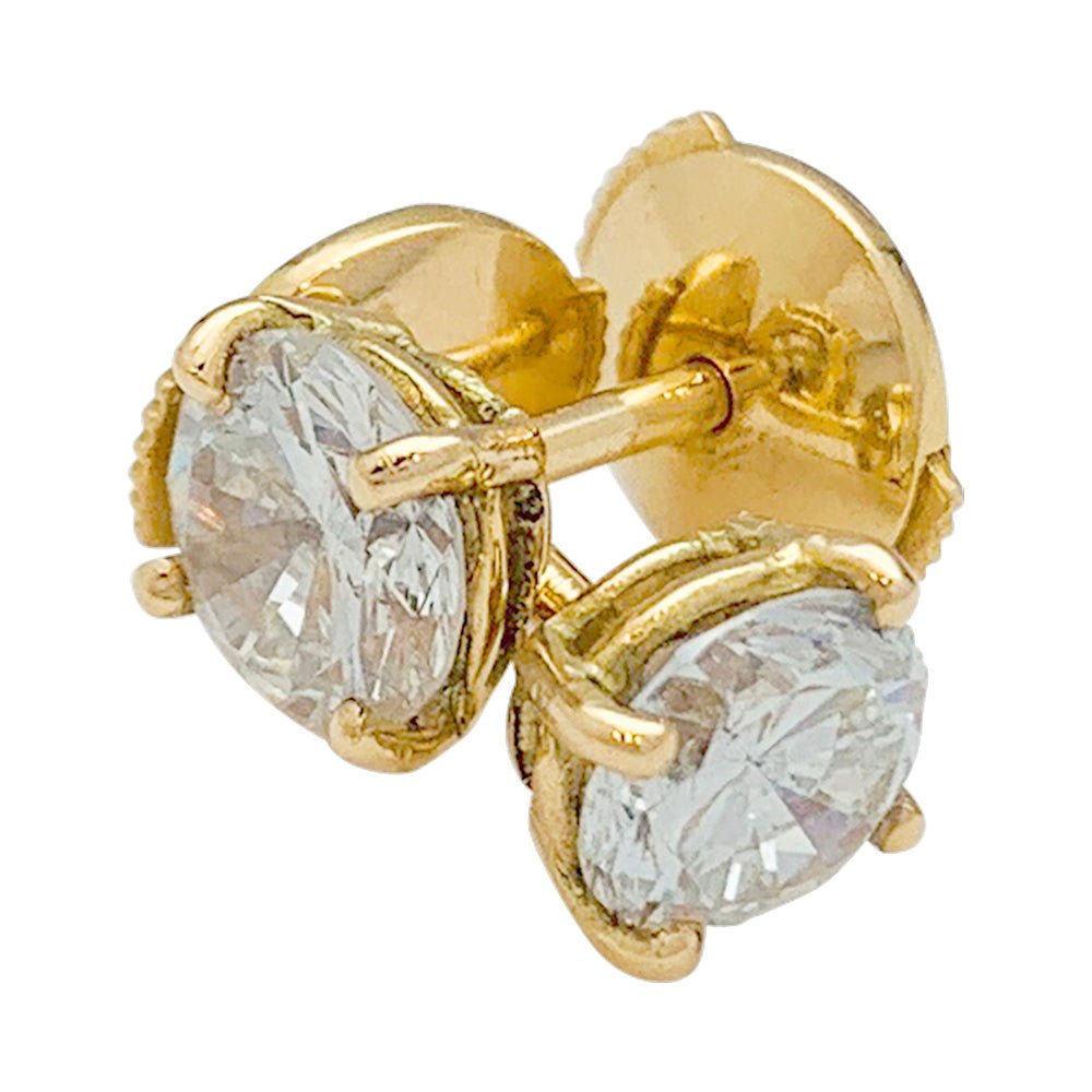 Puces d'oreilles diamants - Castafiore