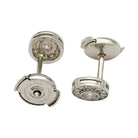 Puces Tiffany & Co., "Mini Circlet", platine et diamants - Castafiore