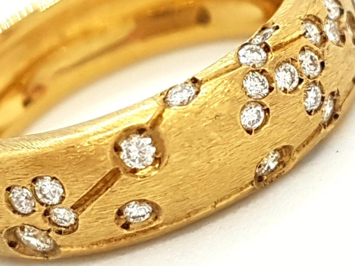 Repossi Bague Astrale Or jaune Diamant - Castafiore