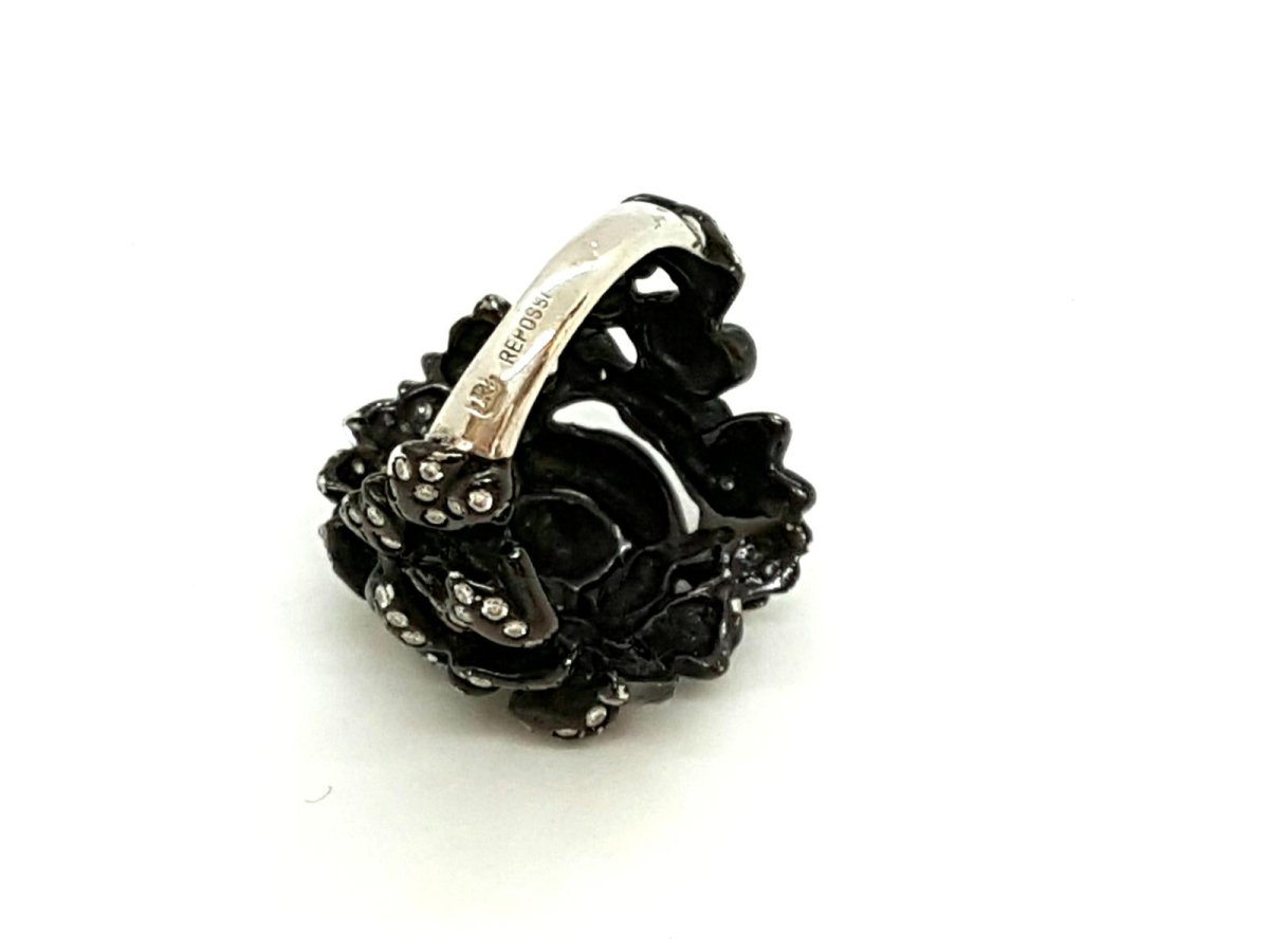 Repossi Bague Nérée Or noir Diamant - Castafiore