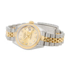 Rolex Montre Datejust Acier Diamant - Castafiore