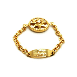 Rose des vents Bague Chaîne Or jaune Diamant - Castafiore