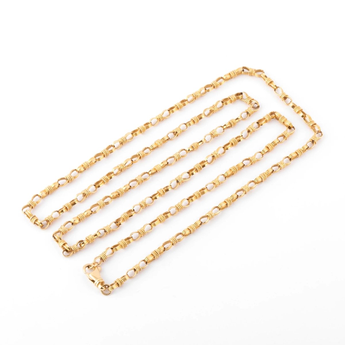 Sautoir en or jaune des années 1970 - Castafiore