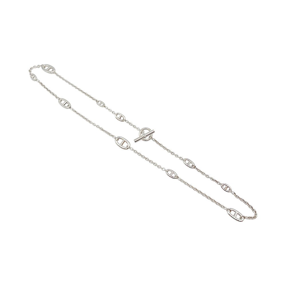 Sautoir Hermès,"Farandole", argent - Castafiore