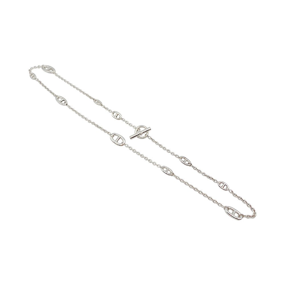 Sautoir Hermès,"Farandole", argent - Castafiore