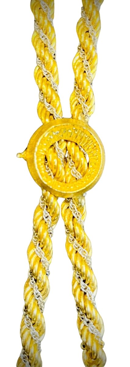 Sautoir maille corde en or jaune - Castafiore