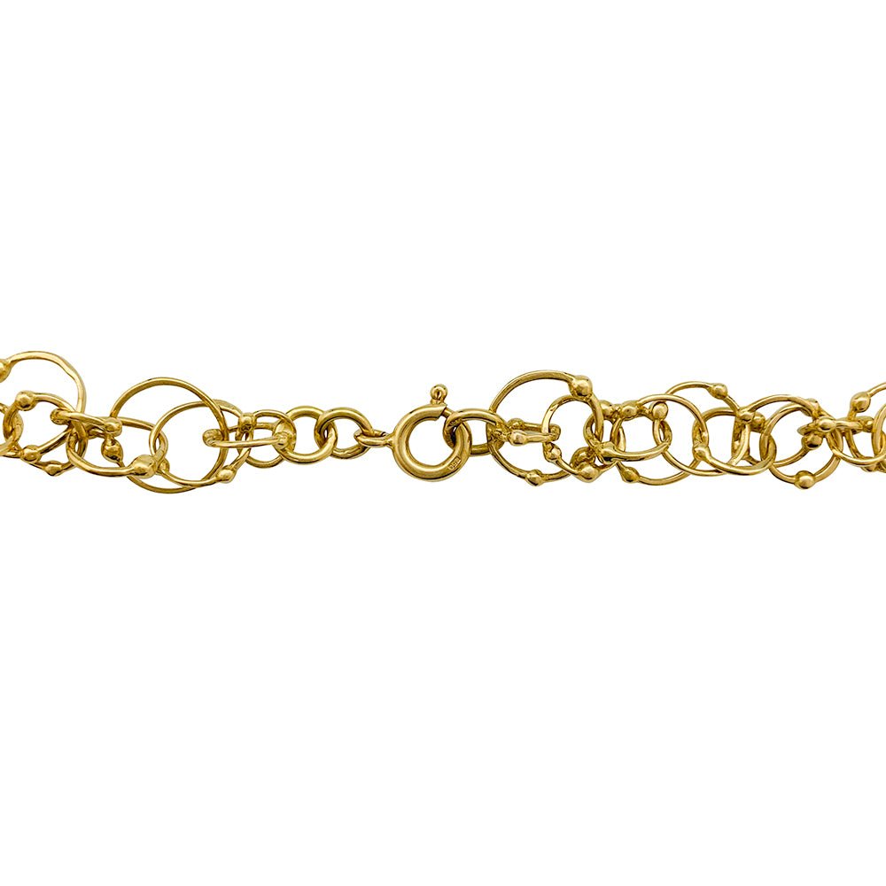 Sautoir maille jaseron or jaune - Castafiore