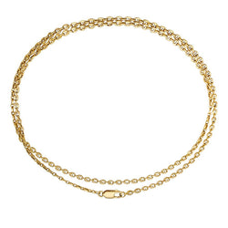 Sautoir or jaune, grains de café - Castafiore