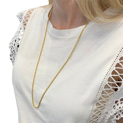 Sautoir or jaune, grains de café - Castafiore