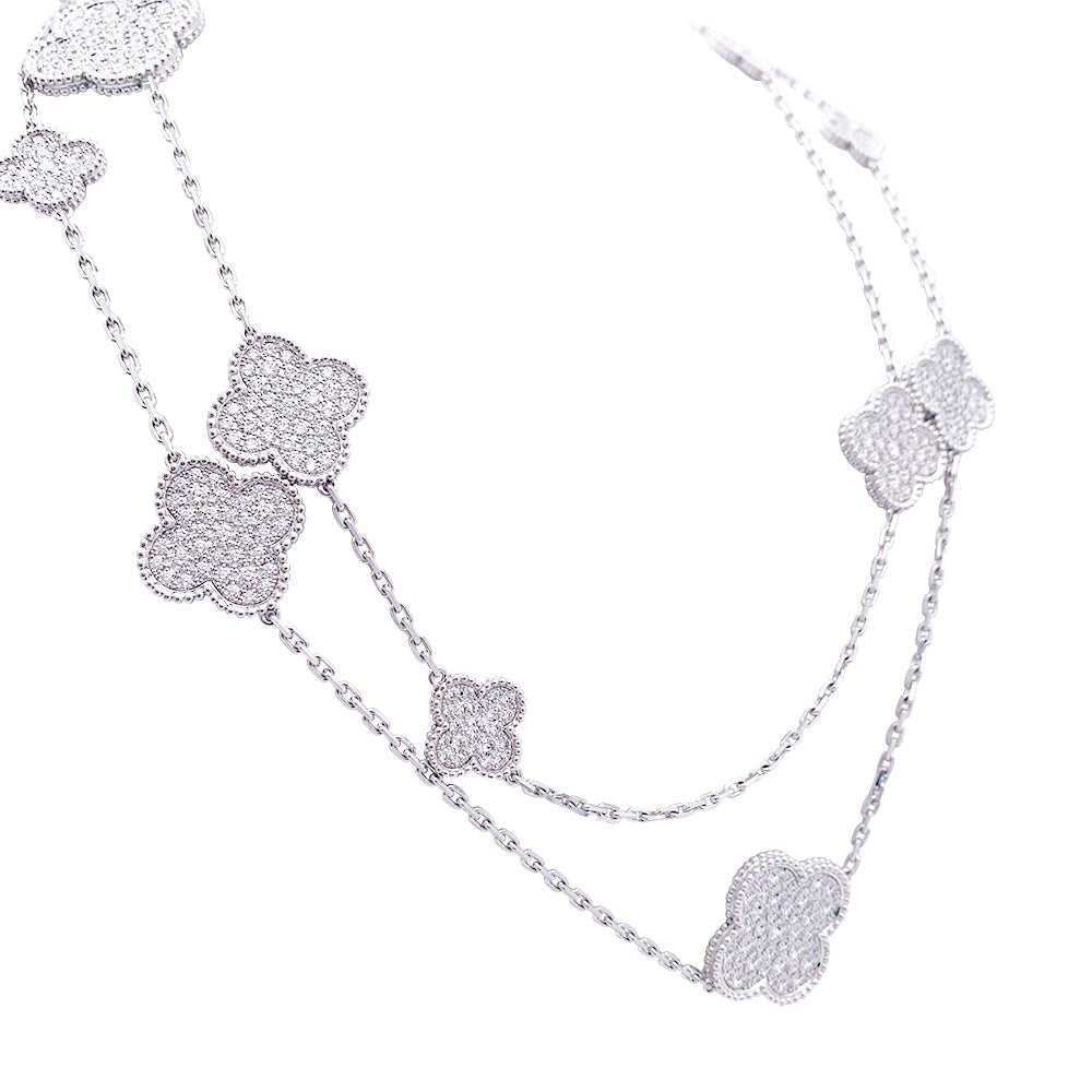 Collier Van Cleef Alhambra Diamant Collier Van Cleef Arples Alhambra