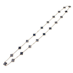 Sautoir Van Cleef & Arpels, "Vintage Alhambra", or jaune, onyx - Castafiore