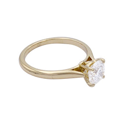 Solitaire Cartier,"1895", or jaune, diamant - Castafiore