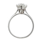 Solitaire diamant 2,09 carats or et platine - Castafiore